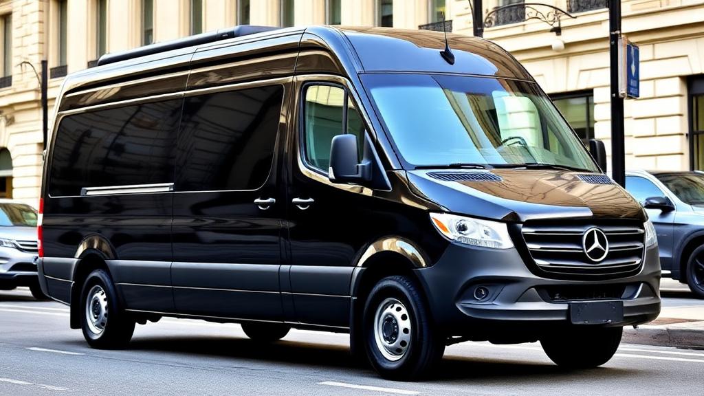 ROWZ LUX Sprinter-style van for premium group transportation in Fort Lauderdale